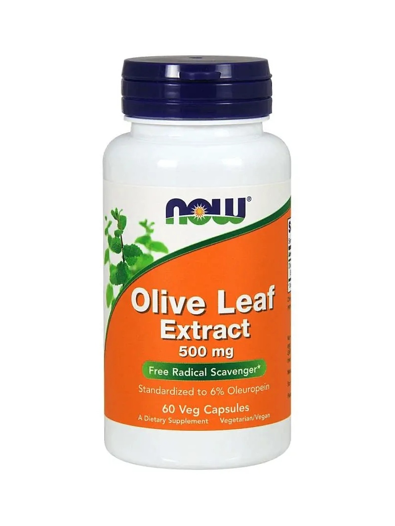 NOW FOODS Extrakt z olivových listov 500 mg (Extrakt z listov olív) 60 vegetariánskych kapsúl