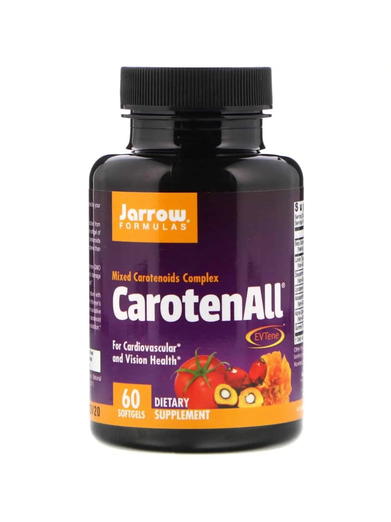 JARROW FORMULAS CarotenALL (obehový systém, zrak) 60 mäkký gél