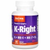 JARROW FORMULAS K-Right (komplex vitamínu K) 60 mäkkých gél
