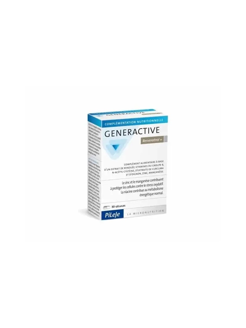 PiLeJe Generactive Resveratrol+ (Oxidizing Stress) 30 kapsúl