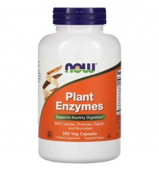NOW FOODS Rastlinné Enzymes 240 vegetariánskych kapsúl