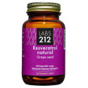 LABS212 Resveratrol Prírodné hroznové semienko (Resveratrol s extraktom zo semien viniča) 60 vegetariánskych kapsúl