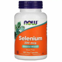 NOW FOODS Selén 200 mcg (Selén) 180 veganských kapsúl