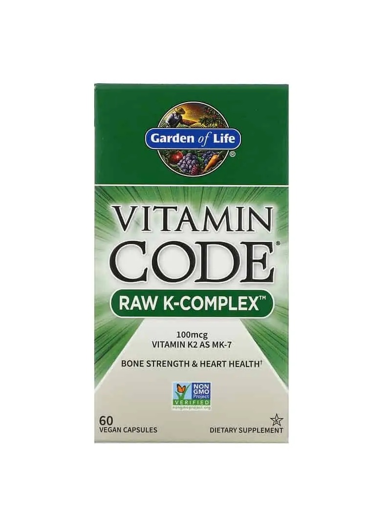 ZÁHRADA ŽIVOTA Vitamínový kód RAW K-Complex 60 vegetariánskych kapsúl