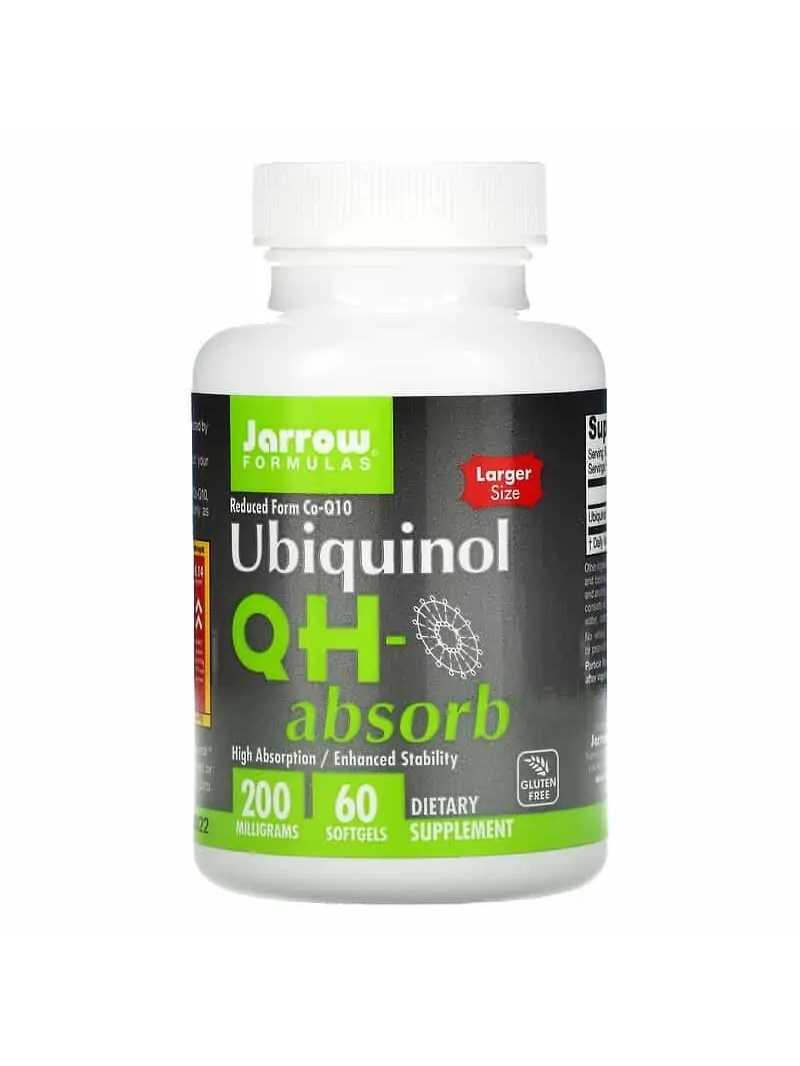 JARROW FORMULES Ubiquinol QH-absorb (Ubiquinol) 200 mg 60 balení