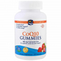 NORDIC NATURALS CoQ10 Gummies (koenzým Q10) 60 Jahodových Gummies