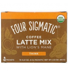 ŠTYRI SIGMATIC Coffee Latte Mix s Lion&#39;s Mane 10 vrecusok