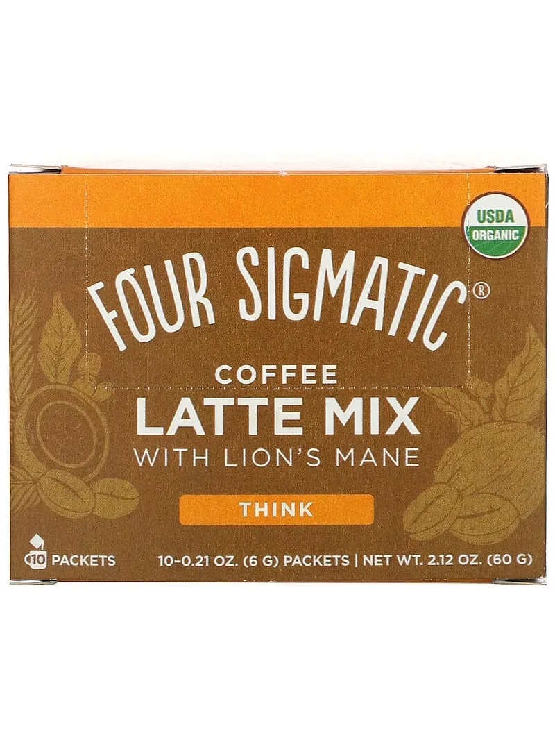 ŠTYRI SIGMATIC Coffee Latte Mix s Lion&#39;s Mane 10 vrecusok