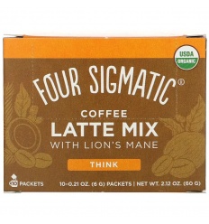 ŠTYRI SIGMATIC Coffee Latte Mix s Lion's Mane 10 vrecusok