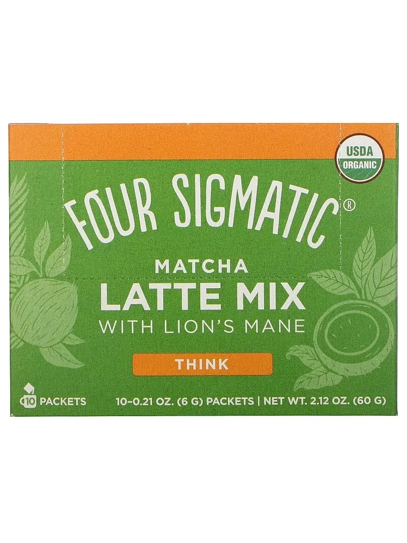 FOUR SIGMATIC Matcha Latte Mix s Lion's Mane (Matcha Latte with Lion's Mane) 10 vrecúšok