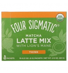 FOUR SIGMATIC Matcha Latte Mix s Lion&#39;s Mane (Matcha Latte with Lion&#39;s Mane) 10 vrecúšok