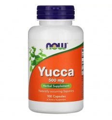 NOW FOODS Yucca 500 mg (zlepšovač pocitu) 100 kapsúl