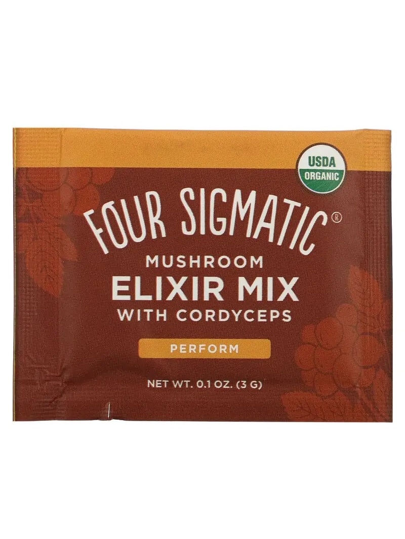 Štvorlístok z húb SIGMATIC Mix s Cordyceps (energia) 20 vrecúšok