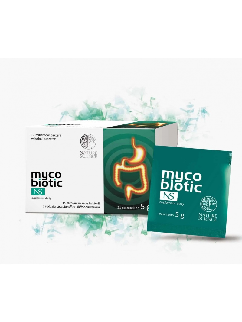 PRÍRODA Mykobiotikum NS (črevná mikroflóra, tráviaci systém) 21 vrecúšok