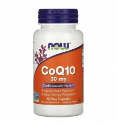 NOW FOODS CoQ10 30 mg (CoQ10) 60 vegetariánskych kapsúl