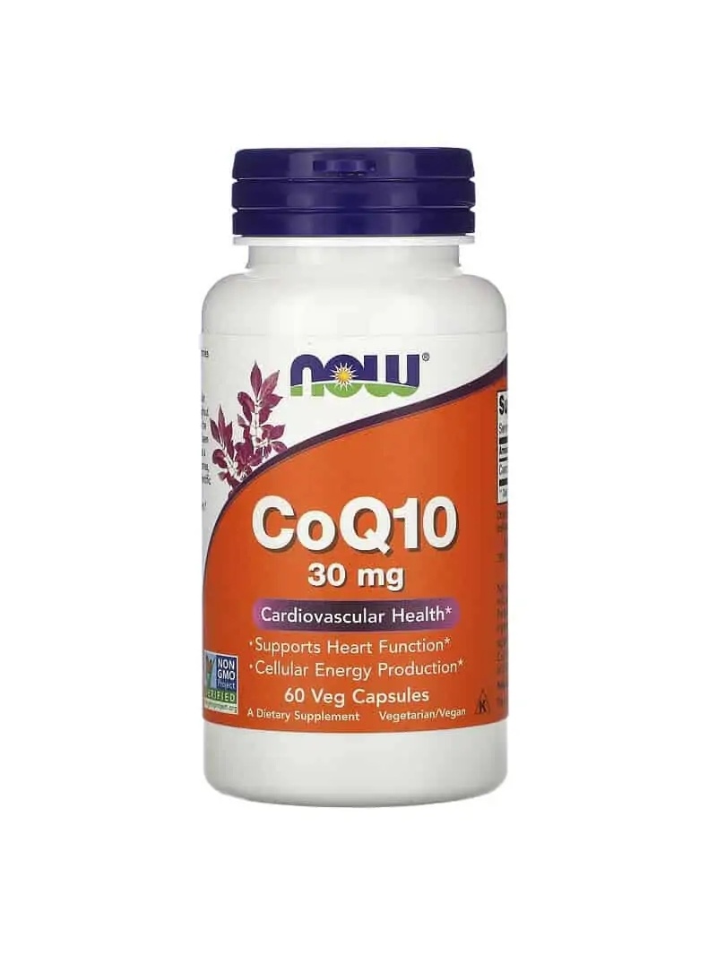 NOW FOODS CoQ10 30 mg (CoQ10) 60 vegetariánskych kapsúl