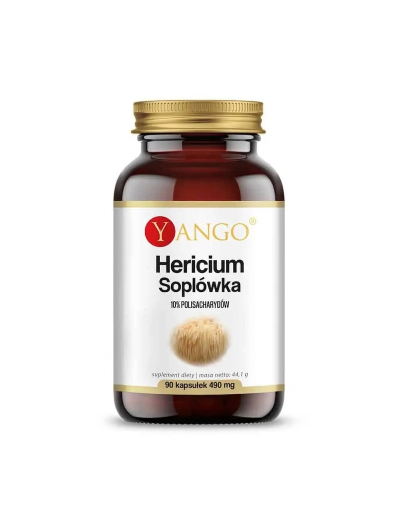 YANGO Hericium (10% výťažok z polysacharidov, levia hriva) 90 vegánskych kapsúl