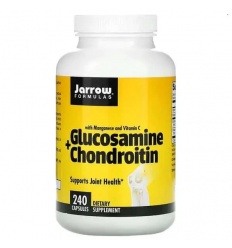 JARROW FORMULAS Glukozamín + chondroitín (glukozamín + chondroitín) 240 kapsúl