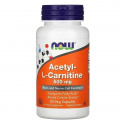 NOW FOODS Acetyl L-karnitín 500 mg (Acetyl L-karnitín) 50 vegánskych kapsúl