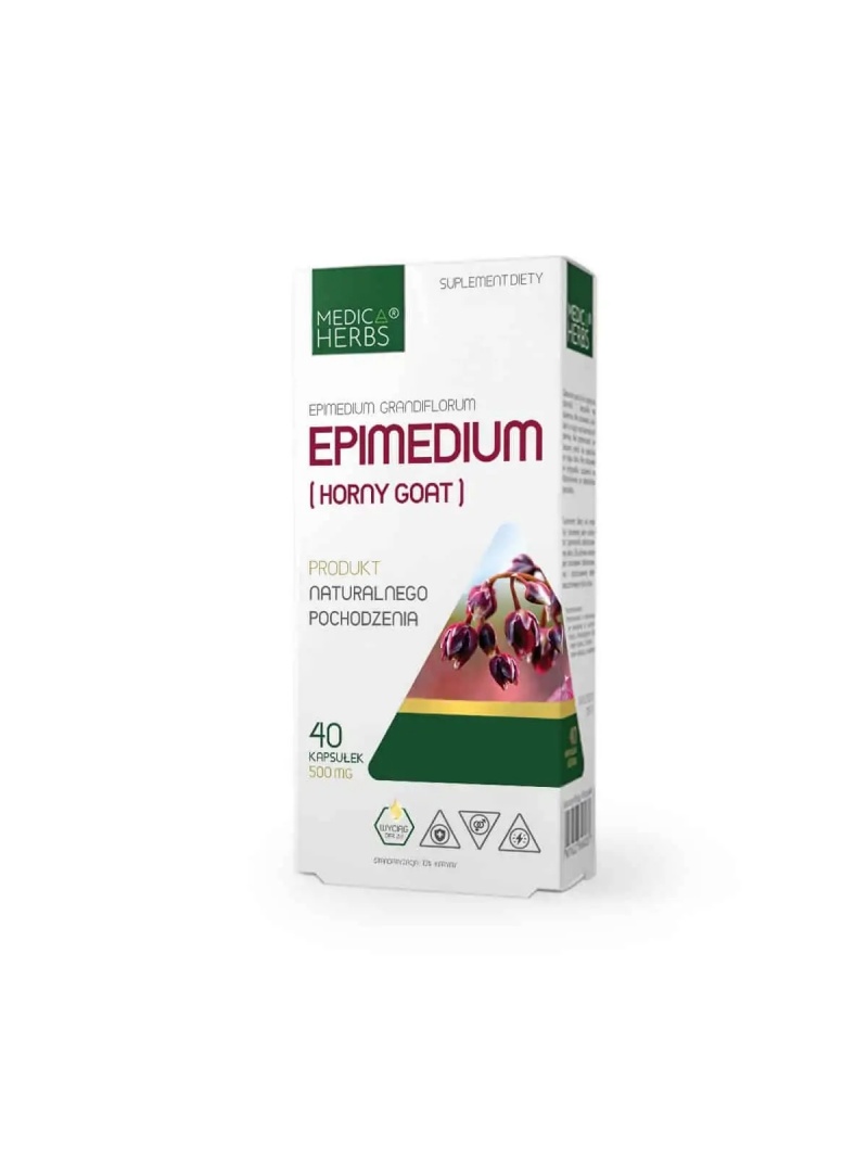 MEDICA HERBS Epimedium (afrodiziakum a podpora sexuálnej aktivity) 40 kapsúl