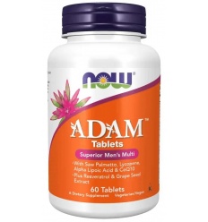 NOW FOODS Adam Multivitamín (Multivitamín pre mužov) 60 vegetariánskych tabliet