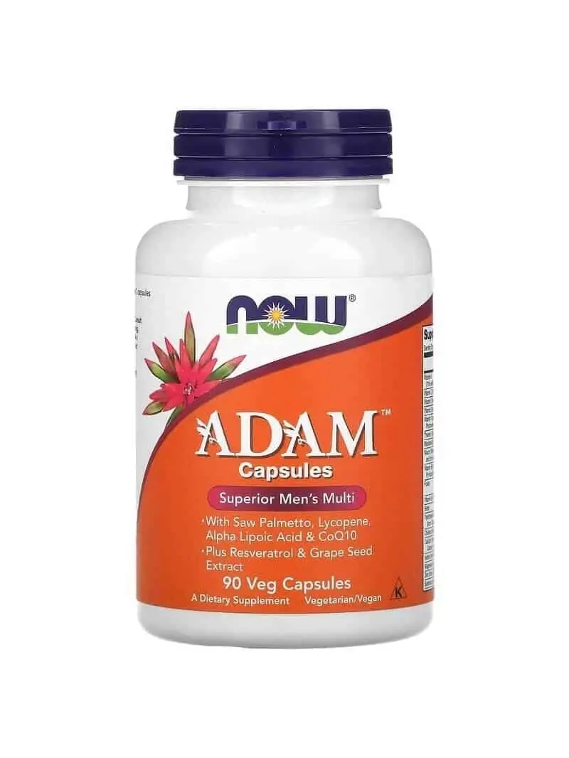 NOW FOODS Adam Multivitamín (Multivitamín pre mužov) 90 vegetariánskych kapsúl