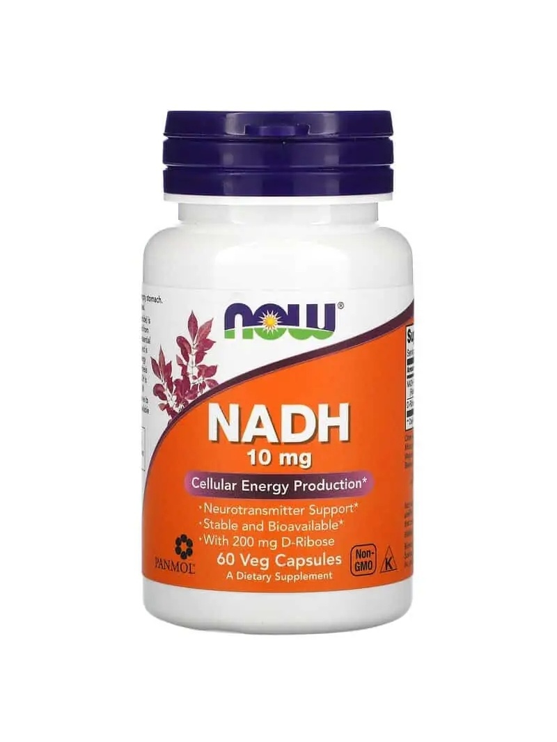 NOW FOODS NADH 10 mg (koenzým, neurotransmiter) 60 vegetariánskych kapsúl