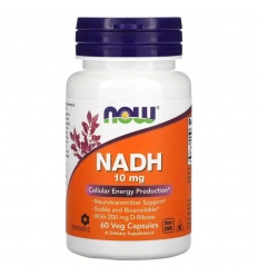 NOW FOODS NADH 10 mg (koenzým, neurotransmiter) 60 vegetariánskych kapsúl