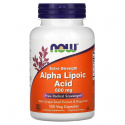 NOW FOODS Kyselina alfa-lipoová extra silná 600 mg (kyselina alfa-lipoová) 120 vegetariánskych kapsúl