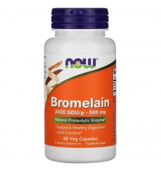 NOW FOODS Bromelain 500 mg (Bromelain) 60 vegetariánskych kapsúl
