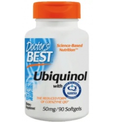 Lekársky best Ubiquinol s Kaneka QH (Ubiquinol CoQ10), 50 mg – 90 kapsúl