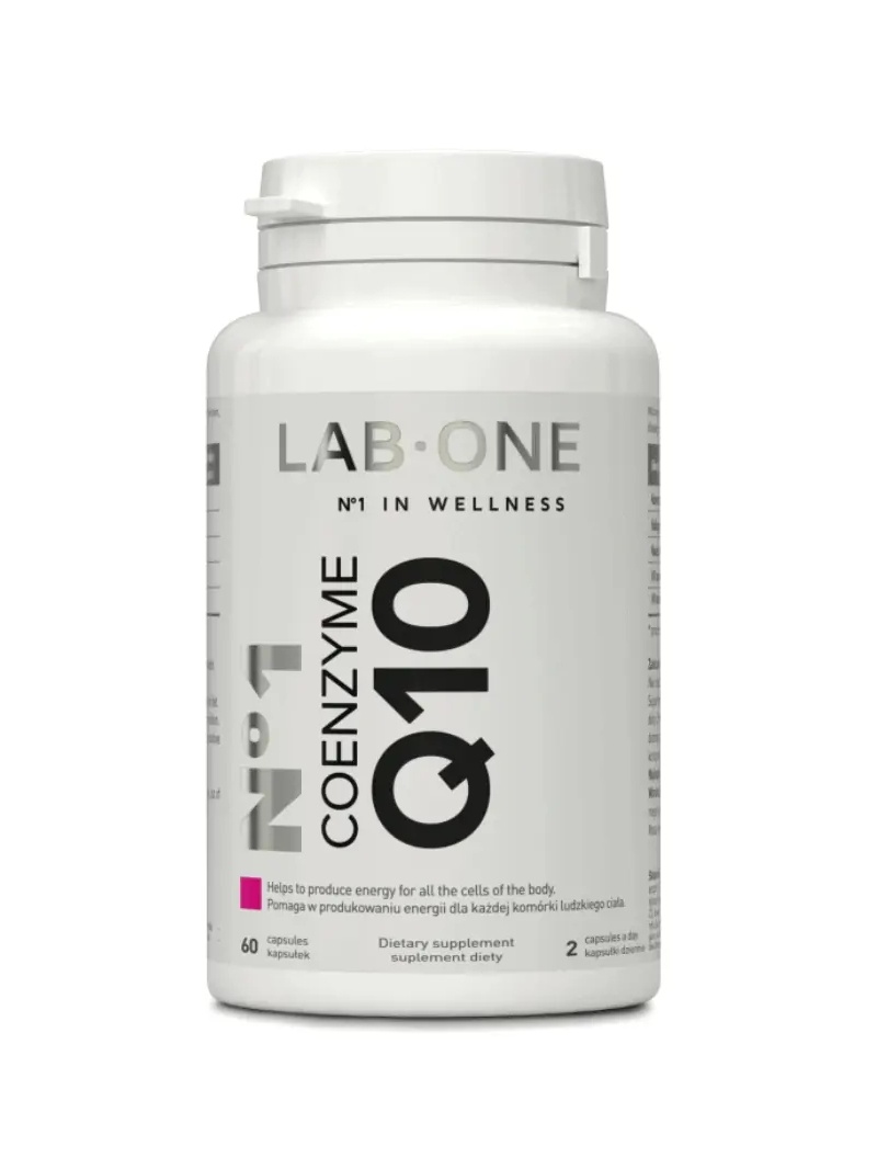LAB ONE N°1 Coenzým Q10 – CoQ10 (Coenzým Q10) – 60 vegánskych kapsúl