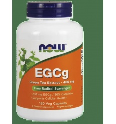 NOW FOODS EGCg extrakt zoeleného čaju 400 mg - 180 vegánskych kapsúl