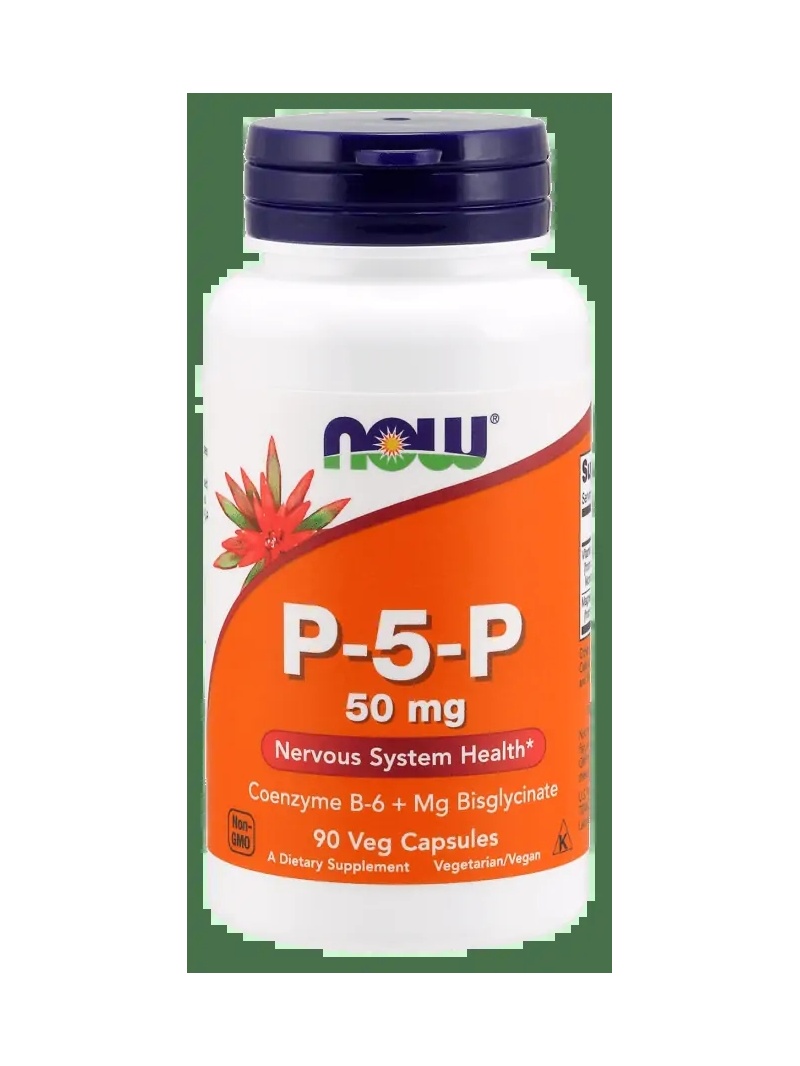 Now Foods P-5-P 50 mg – 90 vegánskych kapsúl