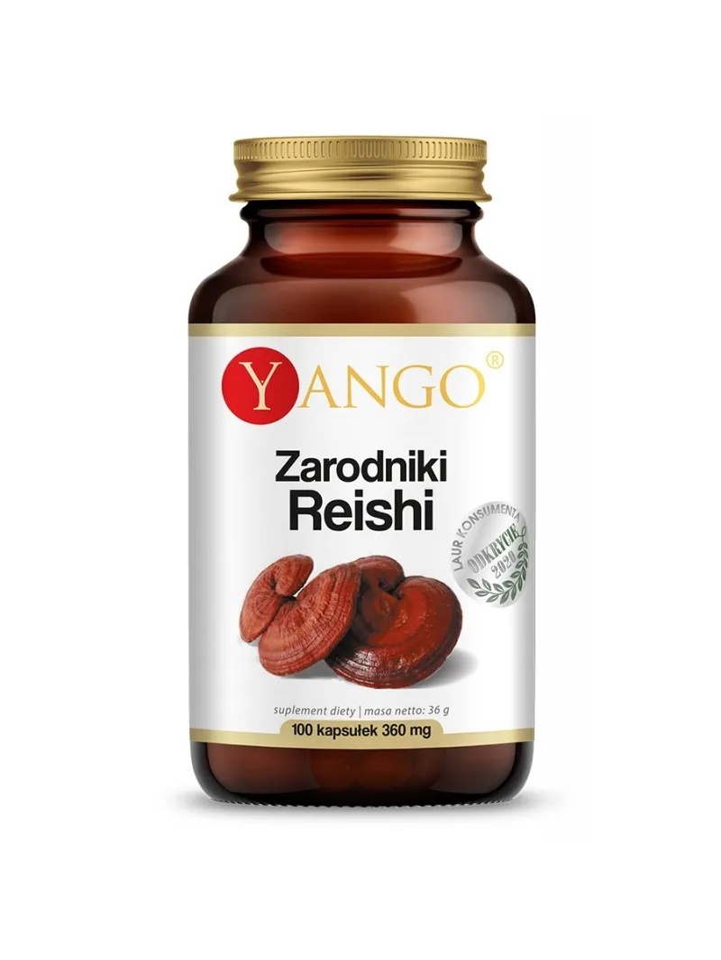 YANGO Reishi (srdce, imunita, cholesterol) 100 vegetariánskych kapsúl