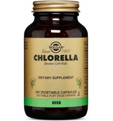 SOLGAR Chlorella 520 mg - 100 vegánskych kapsúl