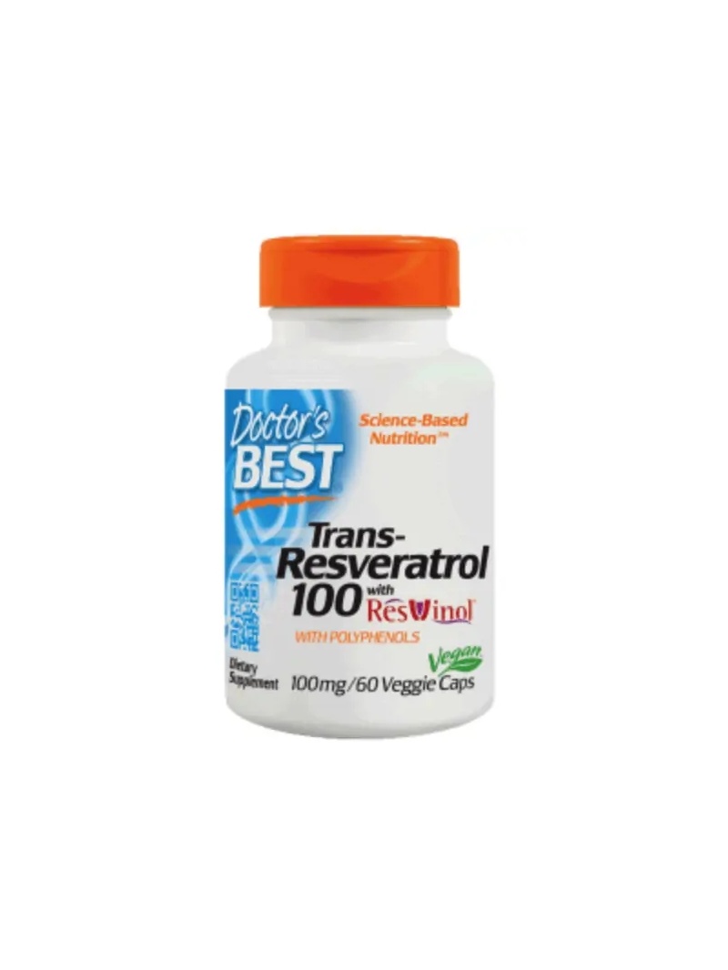 Najlepší Trans-Resveratrol s Resvinolom 100 mg (Resveratrol) 60 vegetariánskych kapsúl