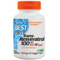 Doctor’s Best Trans-Resveratrol s Resvinolom 100 mg (Resveratrol) 60 vegetariánskych kapsúl