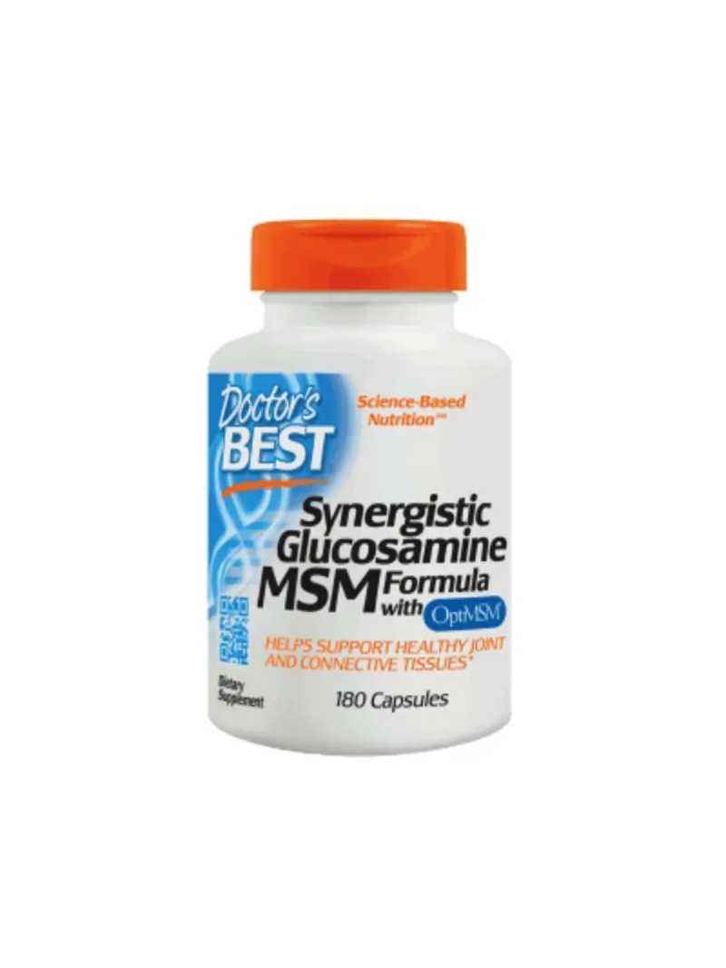 Lekársky najlepší glukosamín s MSM (Synergický glukosamín OptiMSM) – 180 kapsúl