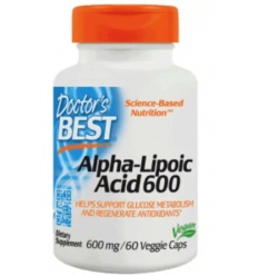 Lekárska najlepšia kyselina alfa-lipoová 600 mg - 60 vegetariánskych kapsúl