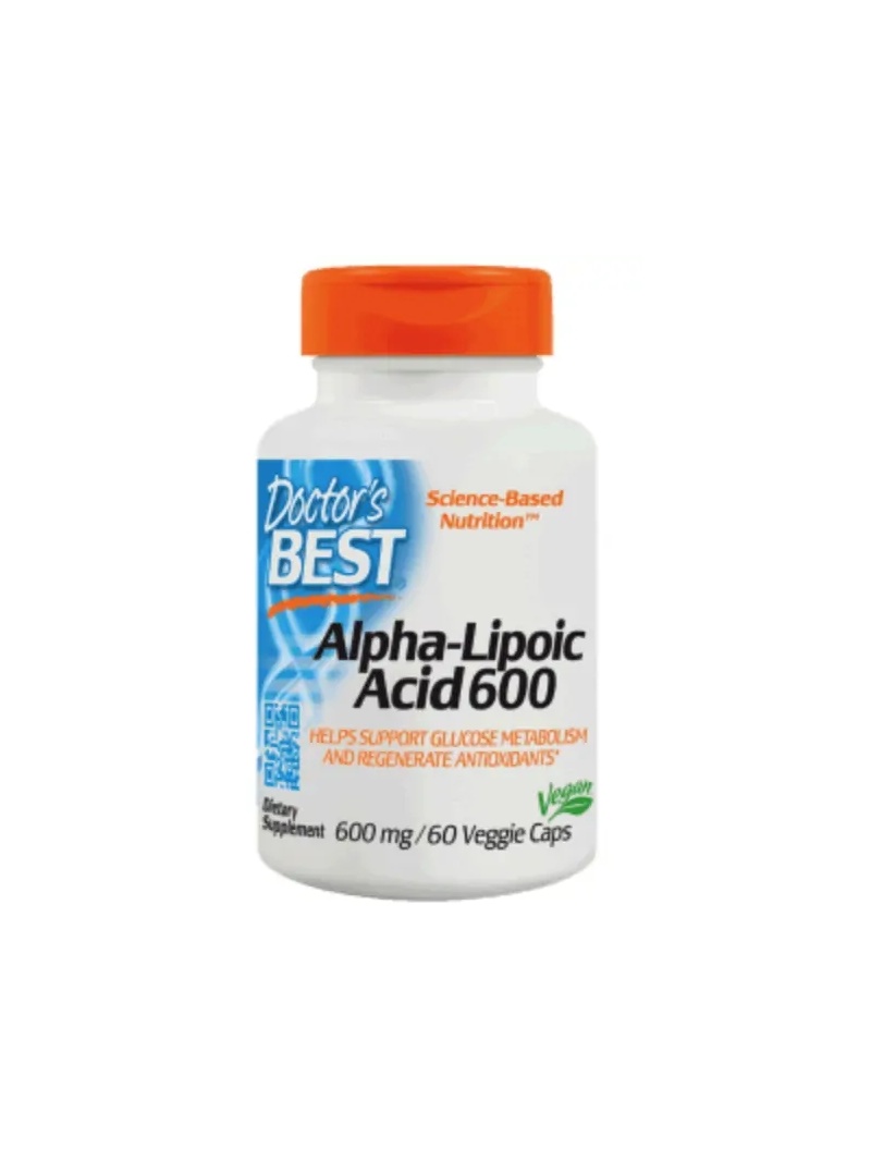 Lekárska najlepšia kyselina alfa-lipoová 600 mg - 60 vegetariánskych kapsúl