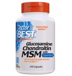 Lekársky best glukosamin chondroitín MSM s OptiMSM (glukosamín) – 240 kapsúl