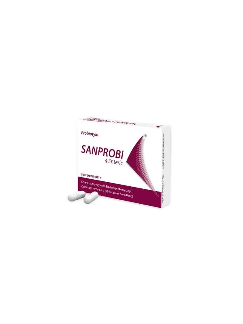 SANPROBI 4 Enteric (Probiotikum) 20 kapsúl