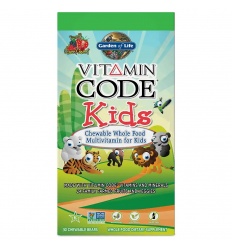 GARDEN OF LIFE Vitamin Code Kids, žuvacie multivitamíny pre deti - 30 gumičiek