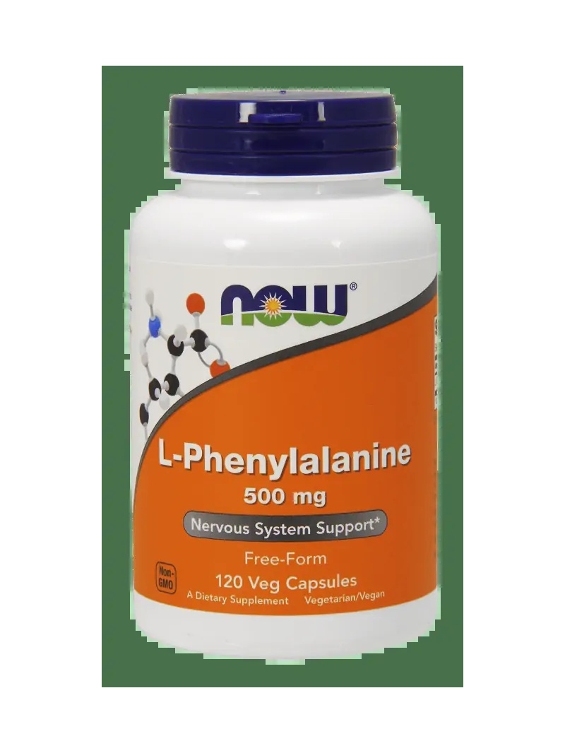 NOW FOODS L-fenylalanín 500 mg – 120 vegetariánskych kapsúl