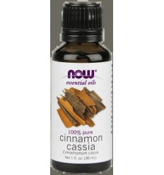 NOW FOODS Cinnamon Cassia Essential Oil 100% (Cinnamon Essential Oil) - 30 ml