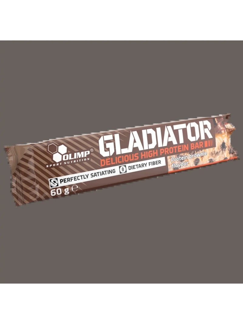OLIMP Gladiator High Protein Bar - Protein Bar 1x60g White Chocolate - Espresso
