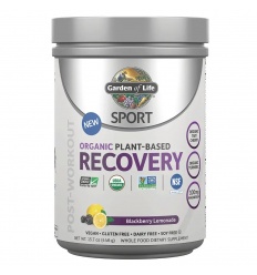 GARDEN OF LIFE SPORT SPORT Organic Plant-Based Recovery (NSF Certified for Sport Vegan Post-Workout) 446 g Blackberry Limonade