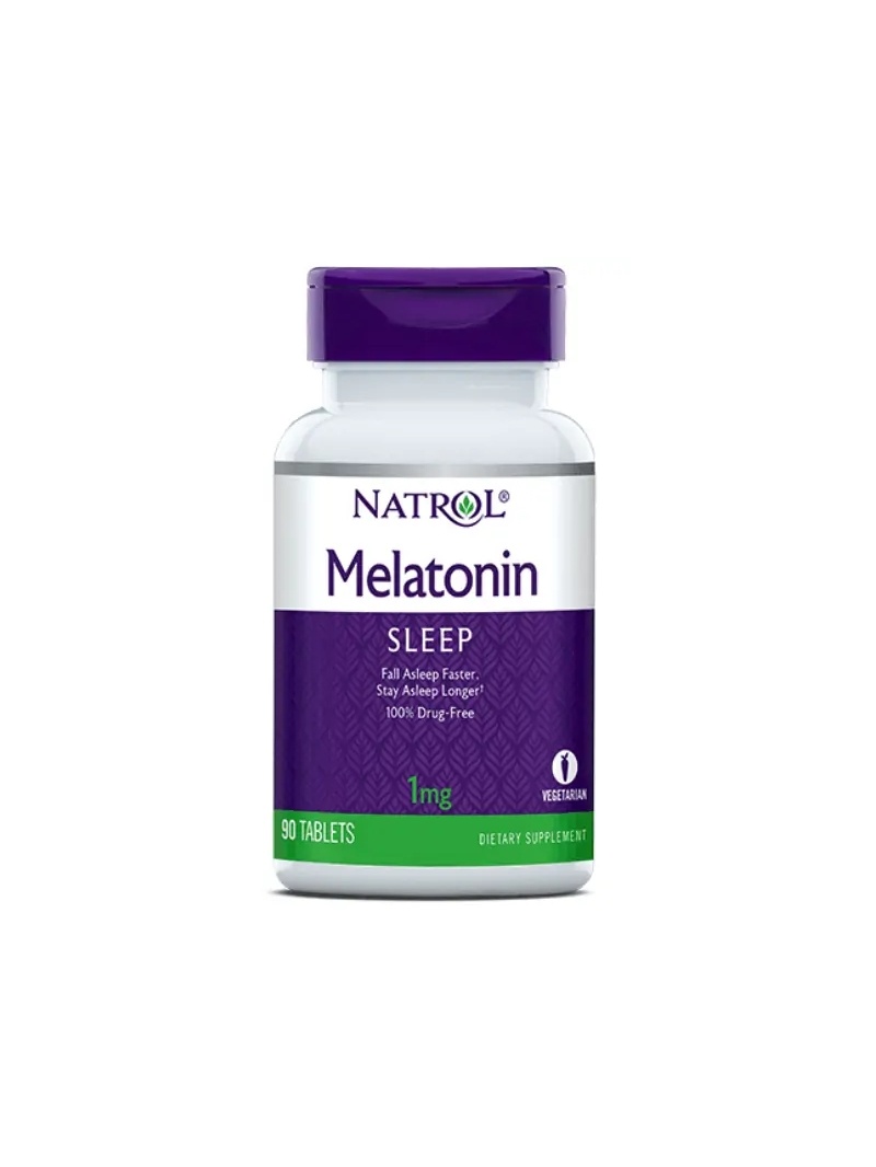 Natrol Melatonín 1 mg (Melatonín) 90 vegetariánskych tabliet