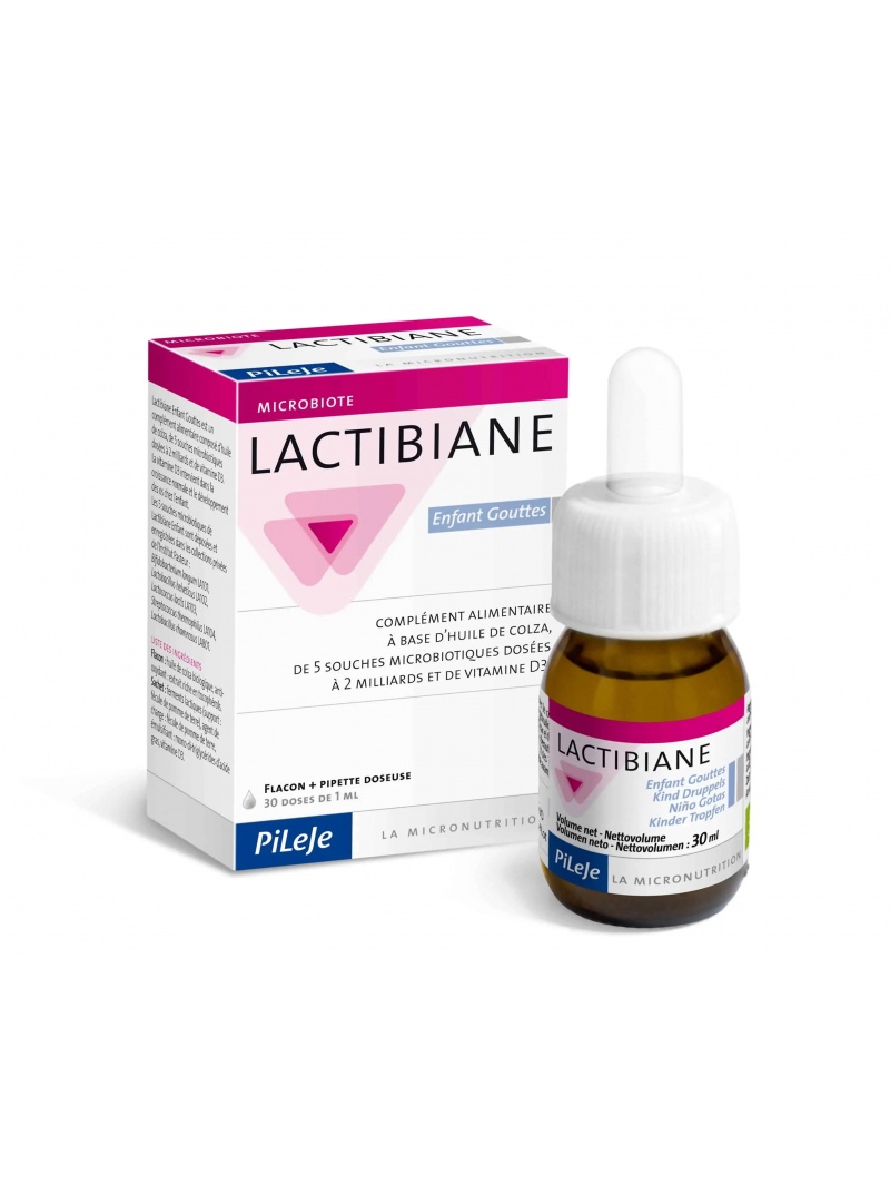 PiLeJe Enfant Gouttes (probiotiká pre deti s vitamínom D3) - kvapky 30 ml